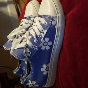 Floral sneakers